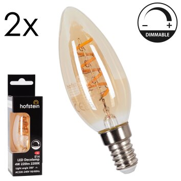 E14 LED 4 Watt warm-white dimmable 220 Lumen