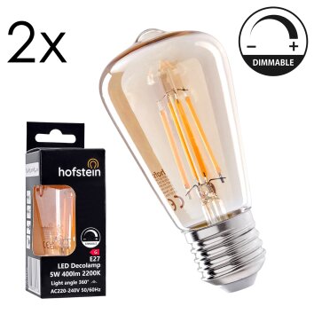 E27 LED 5 Watt warm-white dimmable 400 Lumen