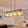 Flambeau Pendant Light black, 4-light sources