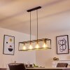 Flambeau Pendant Light black, 4-light sources