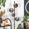 Koyoto floor lamp 31 cm chrome, Smoke-coloured, 4-light sources