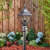 Naofe path light black, silver, 1-light source, Motion sensor