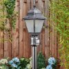 Naofe path light black, silver, 1-light source, Motion sensor