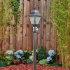 Naofe path light black, silver, 1-light source, Motion sensor