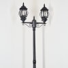 Lentua lamp post, path light black, 2-light sources