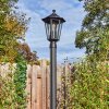 Loria lamp post, path light black, 1-light source