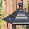 Loria lamp post, path light black, 1-light source