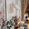 Gesteira wall light, wall spotlight Ecru, white, 1-light source