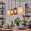 Nyberget hanging light, globe light, pendant light brass, 4-light sources