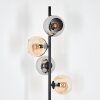 Koyoto floor lamp 31 cm Amber, Smoke-coloured, 4-light sources