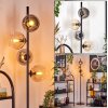 Koyoto floor lamp 31 cm Amber, clear, Smoke-coloured, 4-light sources