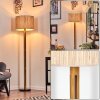 Bongal floor lamp brown, Ecru, black, 1-light source