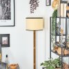 Chellas floor lamp brown, Ecru, black, 1-light source