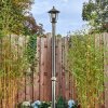 Loria lamp post, path light brown, gold, 1-light source