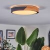 Cadaixo ceiling light, Panel LED Ecru, black, white, 1-light source