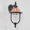 Gascon outdoor wall light, wall light copper, black, 1-light source