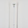 Loria floor lamp clear, Matt nickel, 1-light source