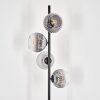 Koyoto floor lamp 31 cm clear, Smoke-coloured, 4-light sources