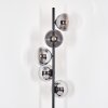 Gastor floor lamp 33 cm chrome, clear, Smoke-coloured, 5-light sources