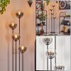 Gastor floor lamp 30 cm clear, Smoke-coloured, 4-light sources