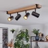 Storuma ceiling light, ceiling spotlight Ecru, black, 4-light sources