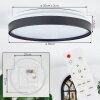 Sofo ceiling light, Panel LED white, 1-light source, Remote control