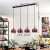 Azurara hanging light, globe light, pendant light black, 4-light sources