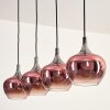 Azurara hanging light, globe light, pendant light black, 4-light sources