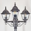 Naofe lamp post, path light black, silver, 3-light sources