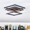 Bealo ceiling light LED Wood like finish, black, 1-light source