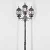 Naofe lamp post, path light black, silver, 3-light sources