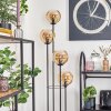 Koyoto floor lamp 30 cm Light wood, black, 4-light sources