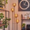 Koyoto floor lamp 30 cm Light wood, black, 4-light sources