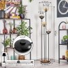 Koyoto floor lamp 30 cm Light wood, black, 4-light sources