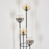 Koyoto floor lamp 30 cm Light wood, black, 4-light sources