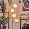 Gastor floor lamp 25 cm Light wood, black, 4-light sources