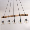 Ripoll hanging light, globe light, pendant light Ecru, black, 5-light sources