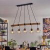 Ripoll hanging light, globe light, pendant light Ecru, black, 5-light sources