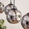 Ripoll hanging light, globe light, pendant light Ecru, black, 5-light sources