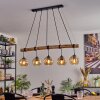 Ripoll hanging light, globe light, pendant light Ecru, black, 5-light sources