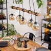 Ripoll hanging light, globe light, pendant light Ecru, black, 5-light sources