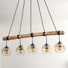 Ripoll hanging light, globe light, pendant light Ecru, black, 5-light sources