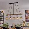 Ripoll hanging light, globe light, pendant light Ecru, black, 5-light sources