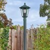 Loria lamp post, path light green, black, 1-light source