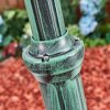 Loria lamp post, path light green, black, 1-light source