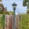 Loria lamp post, path light green, black, 1-light source