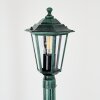 Loria lamp post, path light green, black, 1-light source