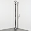 Loria lamp post, path light black, silver, 1-light source