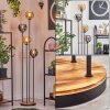 Koyoto floor lamp 30 cm Light wood, black, 4-light sources