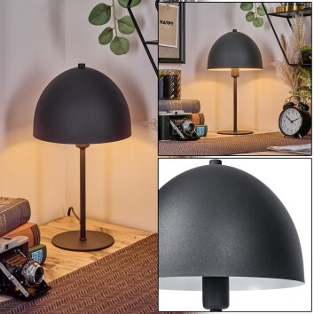 Mushroom Lamp  Tati floor lamp Dark wood, black, 1-light source